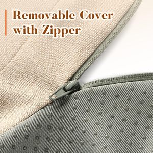 Yemek Sandalyeleri için Sandalye Minderleri 2 inç Kalınlığında Hafızalı Köpük Sandalye Minderleri Kaymaz Tabanlı D Şekilli Mutfak Oturma Minderleri - Product Image 6