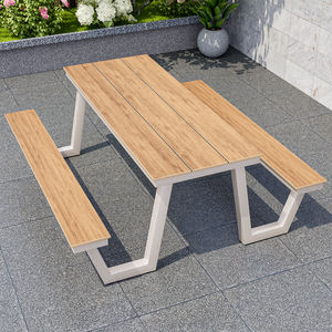 بيع بالجملة طاولات المطاعم التجارية الخارجية وطاولة مراكز التسوق في الحديقة طاولة مع مقاعد - Product Image 4