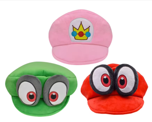 Venta al por Mayor de <span class=keywords><strong>Gorra</strong></span> de Peluche Roja y Verde de 22x25 cm para Disfraz de Princesa Odisea - Product Image 1