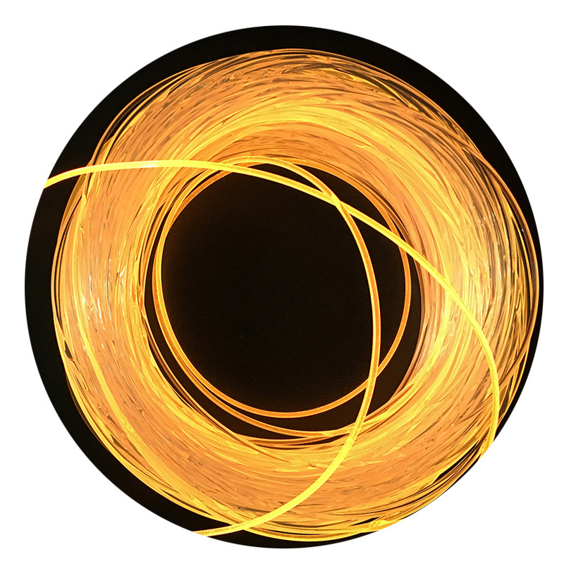 2.0mm 3.0mm Solid Side Glow LED Fiber Optic Swimming Pool Lighting System Waterproof 6000K Daylight App Control