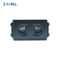 ZHNL Hot Sall16A 250V soket dinding Universal Amerika soket Vietnam dan souse tersedia bagian dari saklar dan soket