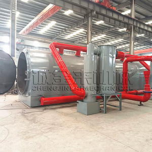 Four de carbonisation horizontal direct usine en acier au carbone sans oxygène haute température certifié CE 9m pour production à haute performance - Product Image 2