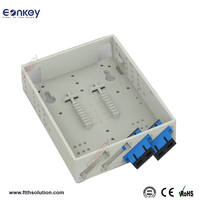 Boîtier de terminaison fibre optique mural FTTH - Compatible adaptateurs SC/LC, étanche à la poussière pour intérieur, logo OEM personnalisable