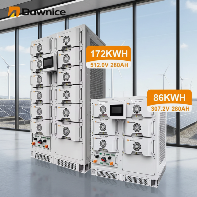 100kWh 172kWh High Voltage Lifepo4 Lithium Battery Commercial Industrial Rack Mount Energy Storage Solar on Grid Liquid Cooling