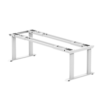 Cadre de bureau électrique dos à dos à double moteur pour ordinateur réglable en hauteur, poste de travail pour 2 personnes, bureau de table