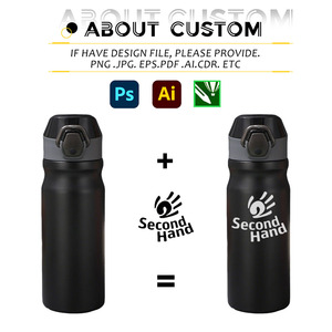 批发 550 毫升不含 BPA 304 不锈钢真空保温水瓶定制徽标保温杯适合节日礼物 - Product Image 5