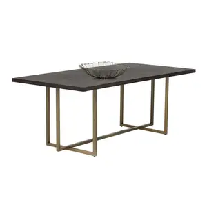 Di alta qualità di design moderno MDF top big size 2 metro tavolo da pranzo