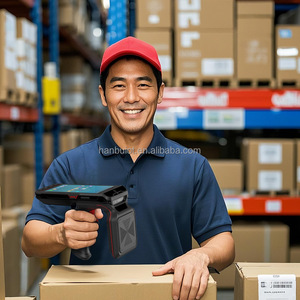 جهاز ماسح ضوئي صناعي محمول باليد <span class=keywords><strong>UHF</strong></span> <span class=keywords><strong>RFID</strong></span> PDA طويل المدى في المخزون قارئ <span class=keywords><strong>RFID</strong></span> الصناعي - Product Image 1