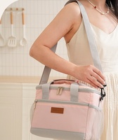 Sac isotherme réutilisable Cedar Space, boîte à lunch étanche pour le travail, pique-nique, sac isotherme avec bandoulière réglable
