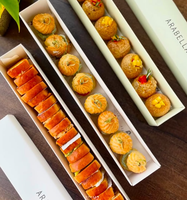 Nouvelle conception de boîte à emporter pour boulangerie arabe avec poignée, 2mm, pour pain pita, galette de lentilles, Bibe Shata, Khobz El Labyad, pain aux dattes, boîte à pâtisserie en bande