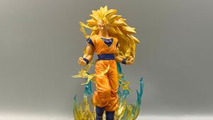 7.09 pollici 18cm dragato palla Z Action figure Anime modello giocattolo con la luce Manga personaggio Goku Action figure - Product Image 4