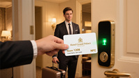 Carte intelligente NFC étanche en PVC de haute qualité 13,56 MHz, compatible NTAG213, carte vierge pour contrôle d'accès d'hôtel et entreprise Tophonesty