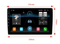 Autoradio Android multimédia stéréo Quad-core, navigation automatique Wi-Fi, pour Toyota Land Cruiser Série 70 LC 79 (2007-2020)