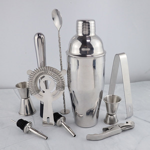 Ensemble d'outils de bar en acier inoxydable, ensemble de mélangeurs à cocktails, ensemble de tasses à cocktails - Product Image 5