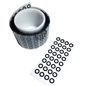 Custom Die Cutting White Black Acrylic Adhesive Sticky Silicone Rubber O-ring O Ring Seal for Electrical Appliances - Product Image 1