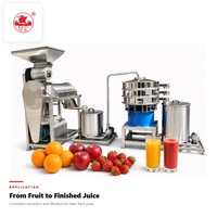 Industriële complete fruit sap productielijn van roestvrij staal voor appel- en sinaasappelsap extractie en filtratie verwerkingsinstallatie