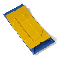 Caja de Regalo Magnética Plegable de Doble Puerta, Caja de Regalo Rígida Plegable con Textura de Cuero Personalizada y Lazo de Cinta de Satén