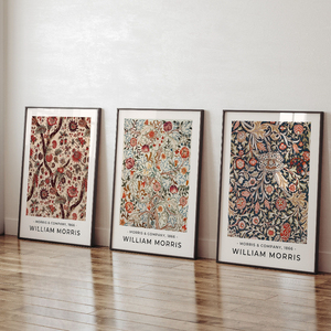 Juego de 3 Láminas Decorativas de Lona con Estampado Floral de <span class=keywords><strong>William</strong></span> Morris, Diseño Clásico Vintage, sin Marco, para Decoración del Hogar y Hoteles - Product Image 2