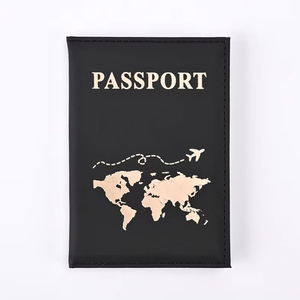 Funda para <span class=keywords><strong>pasaporte</strong></span> de viaje de cuero PU con logotipo personalizado, soporte para folleto de <span class=keywords><strong>pasaporte</strong></span> de estilo de negocios personalizado, caramelo también para tarjeta de visita - Product Image 6