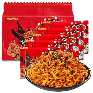 Südkorea importierte Instant-Nudeln 140g * 5 Packung würziger Hühner geschmack Casual Snack Großhandel Top Sale Korean Food