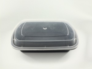 Wholesale Kitchen Accessories Food Storage Box for Lunch <b>Takeaway</b> or Meal Prepared Food Grade Plastic Food <b>Container</b> - Product Image 4