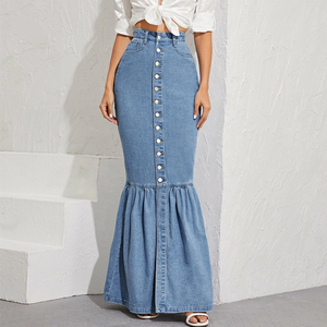 fishtail skirt maxi