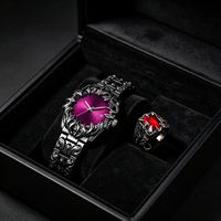 Montre à griffes Hétérosexuelle Style Alabaster Rétro Y2K Montres Européennes et Américaines avec Anneau Forme Spéciale Montres Niche Avancées Tendance Ins