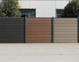 Nhà Máy Giá hàng rào tấm vườn nhà tùy chỉnh WPC rèn sắt màu vườn hàng rào laser cắt kim loại bài vườn hàng rào - Product Image 4