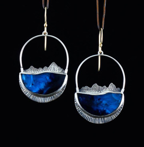 Orecchini a Forma di Lucchetto per Donne, Stile Vintage Colorato, Accessori per Orecchie da Indossare Quotidianamente - Product Image 5