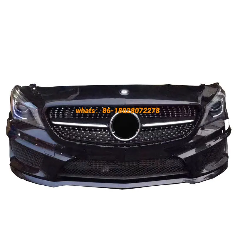 For For Mercedes Benz S Class 220 221 222 217 Front Bumper LED Headlight For Benz Front Car Bumper Plate Other Auto Parts