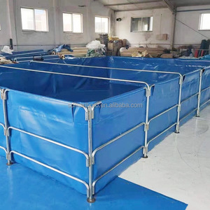 Système d'aquaculture à recirculation à haute densité réservoirs de poissons grands étangs de pisciculture réservoirs de pisciculture en Pvc pour l'extérieur - Product Image 4