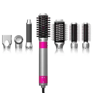 Hair Styler 7 In 1 Hot Air Brush Comb High Speed Multi Hair Dryer And Hot Air Brush