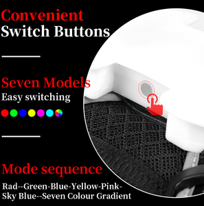 <b>Rechargeable</b> <b>LED</b> <b>Light</b>-Up Dog Harness Night Safety Pet Chest Vest Personalized Adjustable Reflective Multiple Sizes Anti-Lost - Product Image 3