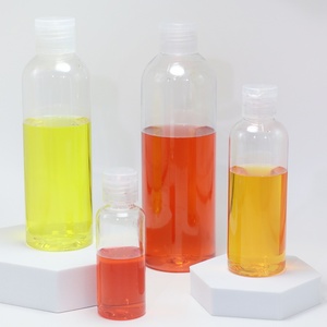 PET Transparent Flip Top <b>Cap</b> Squeeze <b>Plastic</b> Perfume Bottle Spot Sizes 30ml 50ml 100ml 120ml 200ml 250ml 300ml 500ml Shampoo - Product Image 4
