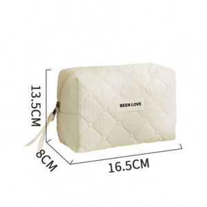 Nouvelle Pochette de Maquillage de Voyage en Polyester Imprimé Personnalisé Luxe et Doux 2024, Sac Cosmétique Imperméable, Cadeau - Product Image 2