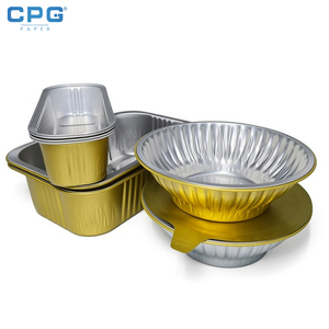 Heavy Duty Aluminum Foil Roasting Pan 2200ml Turkey <b>BBQ</b> Grill Catering <b>Disposable</b> Aluminum Foil Tray - Product Image 1
