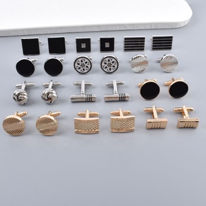 Thiết kế hiện đại rất nhiều cổ phiếu Cuff liên kết Para presente độc đáo thú vị của người đàn ông Khuy măng sét nối sơn Khuy măng sét - Product Image 3