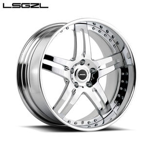 Jante de voiture personnalisée 17 18 19 20 21 22 28 pouces 17 pouces 5x120mm jantes en alliage étape lèvre T6061 jantes de voiture en alliage d'aluminium pour voiture de luxe - Product Image 4