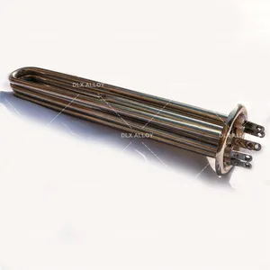 Industrial Cutting Machine 230V High Power Density Stainless Steel Immersion Heater With Flange