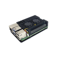Jekevi Nouvelle Coque Métallique de Montage Standard pour Raspberry Pi 5ème Génération, Marque Originale