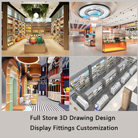 Conception de magasin, vitrine de magasin de jouets, vitrine de présentation, comptoir de présentation