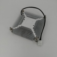 Mini hôte refroidisseur ITX refroidisseur mince 3Pin aluminium CPU dissipateur thermique ventilateur boîtier d'ordinateur radiateur ventilateur 1U refroidisseur ventilateur pour Intel