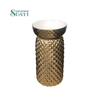 SDAYI <strong>Best</strong> <strong>Selling</strong> Embossed <strong>Wash</strong> <strong>Hand</strong> <strong>Basin</strong> Wc Sanitaryware Bathroom Gold Ceramic Pedestal <strong>Basin</strong>