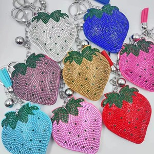 Llaveros Brillantes, Adornos para Bolsos, Cristales, Pedrería, Anillo para Llaves, Accesorios para Mochila, Bolso de Mano, para Mujeres y Niñas - Product Image 1