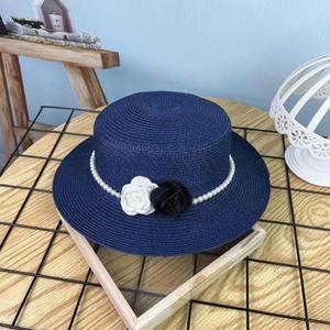 Chapeaux <span class=keywords><strong>Panama</strong></span> élégants en paille Vintage pour femmes, ruban plat à fleurs, à large bord, de haute qualité, été, super affaire, collection <span class=keywords><strong>2022</strong></span> - Product Image 6