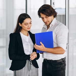 Túi Đựng Tài Liệu Có Ngạnh Màu Xanh Dương 2 Gói 2 Túi 3 Túi Đựng Tài Liệu Nhựa Có Túi Và Túi Đựng Tài Liệu Poly Bền - Product Image 5