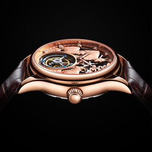 Luxury Design Skeleton Mechanical Watch High-End Stainless Steel Tourbillon Men's Watch Leather Strap Sapphire Crystal Dial - Product Image 6