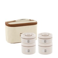 Edelstahl Thermische Lunchbox Tragbar Mehrschichtig Versiegelt Mikrowellengeeignet 304 Edelstahl >3 Ebenen mit Deckel für Büroangestellte