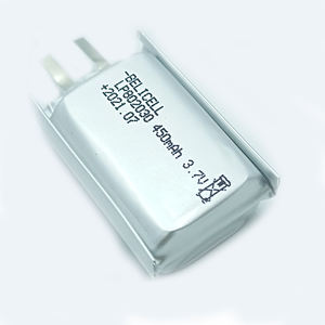 可充电定制UN38.<span class=keywords><strong>3</strong></span> IEC62133 802030 <span class=keywords><strong>3</strong></span>.7v 450mah lipo电池用于鞋子智能手表 - Product Image 1