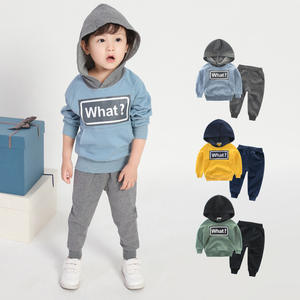 Costume pour enfants, vêtements pour garçons, ensemble deux pièces, sweat à capuche pour bébé, vêtements pour bébé garçon - Product Image 1